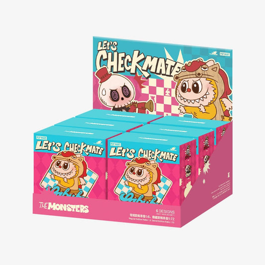 Complete Set of 6 Labubu Magnets – Let's Checkmate (Complete Edition)