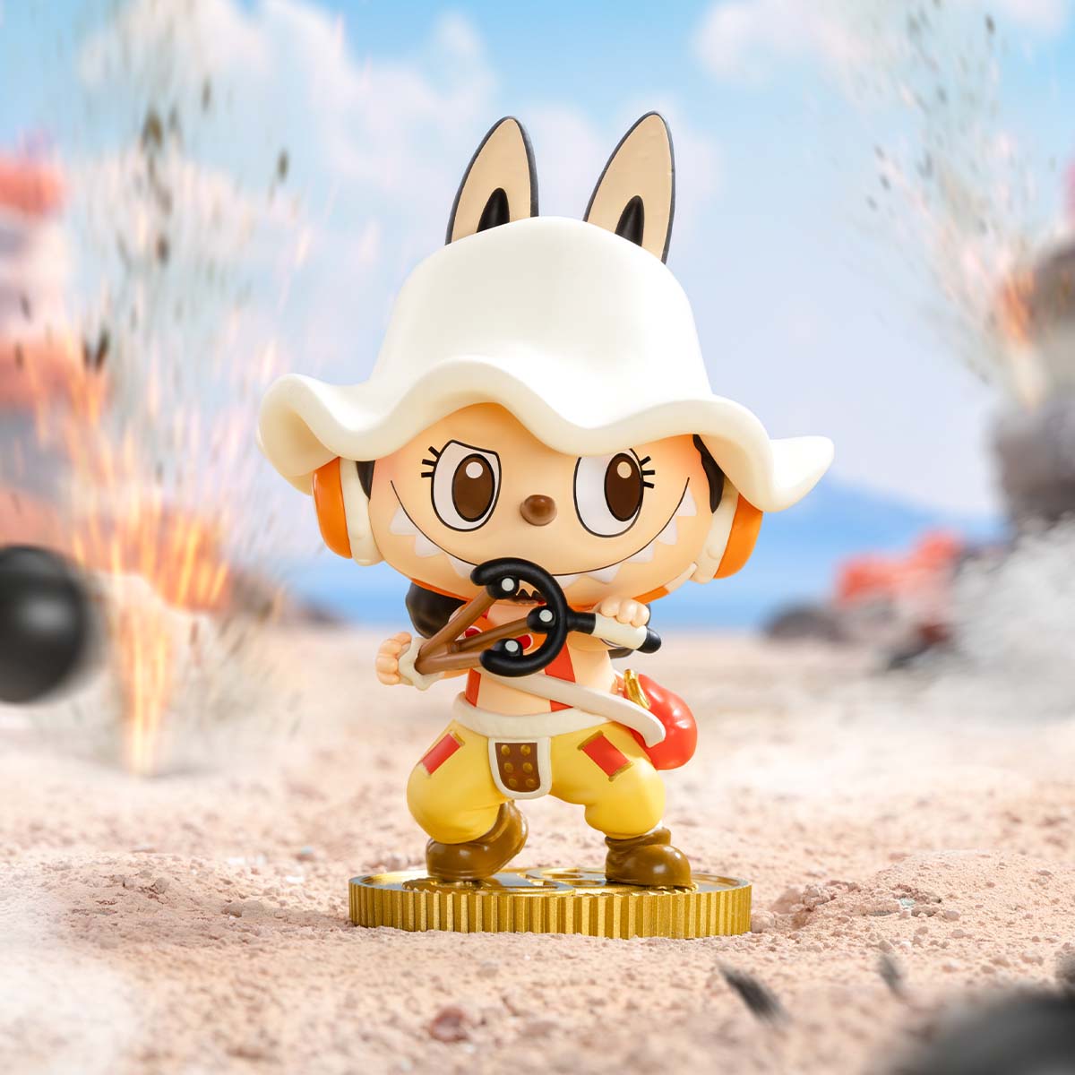 Figurine Labubu x One Piece – Usopp