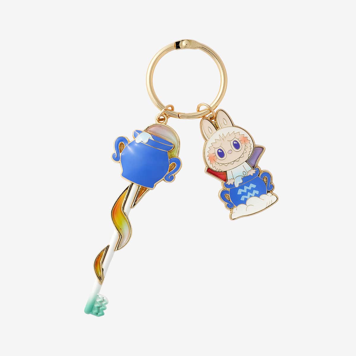 Labubu Aquarius Constellation Series Keyring Pendants