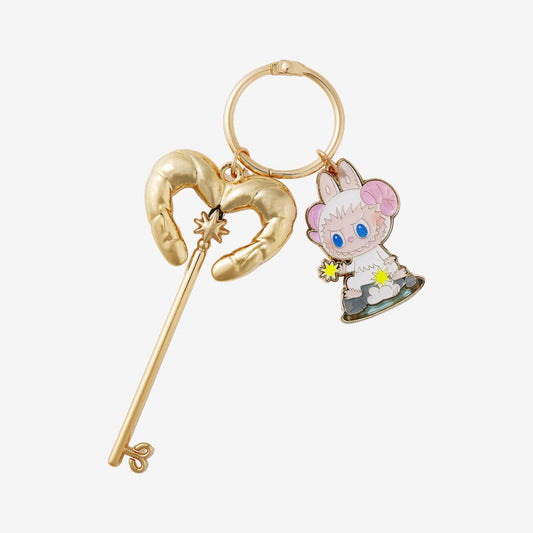 Labubu Aries Keyring Pendants – Constellation Series