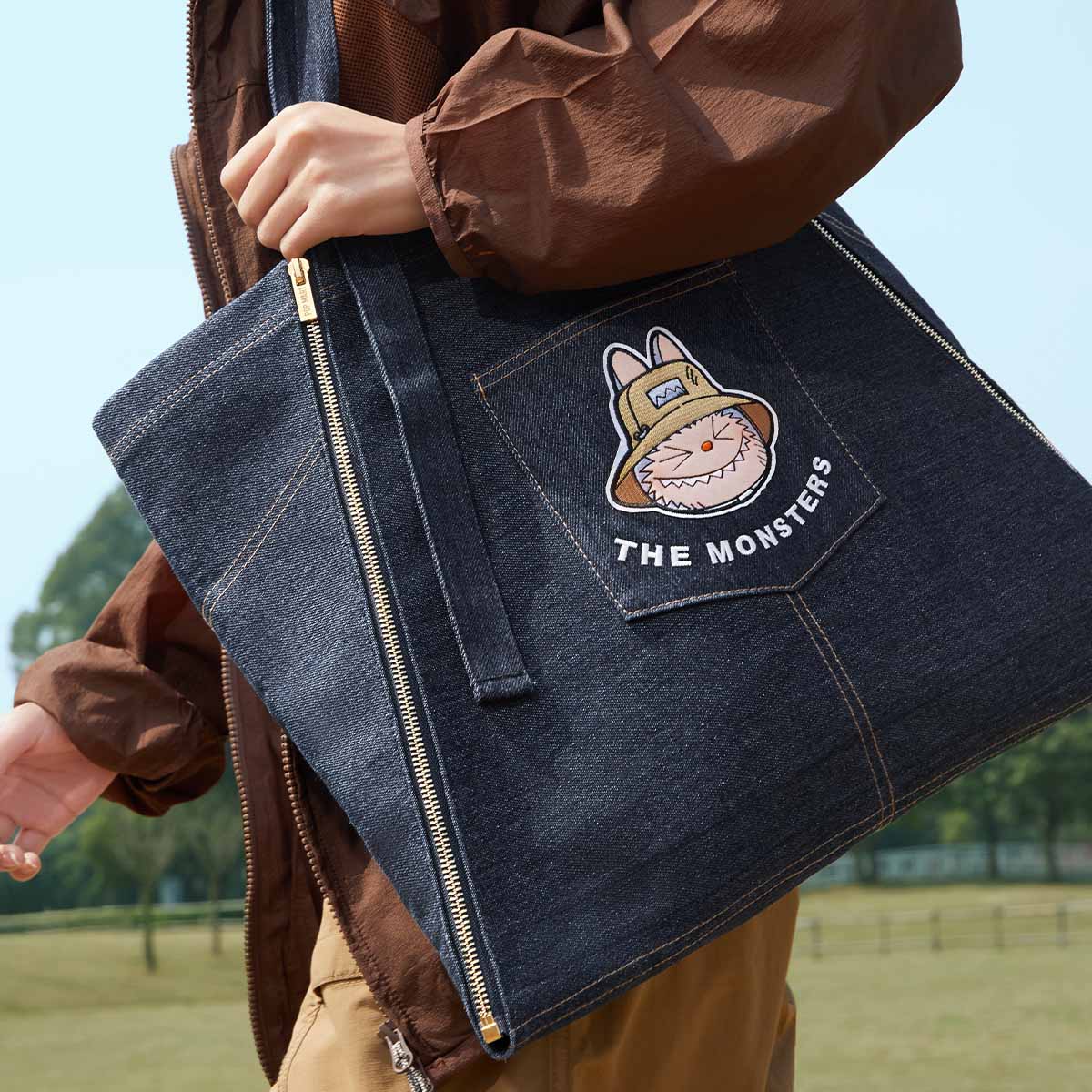 Labubu Denim Bag – Fall In Wild Series