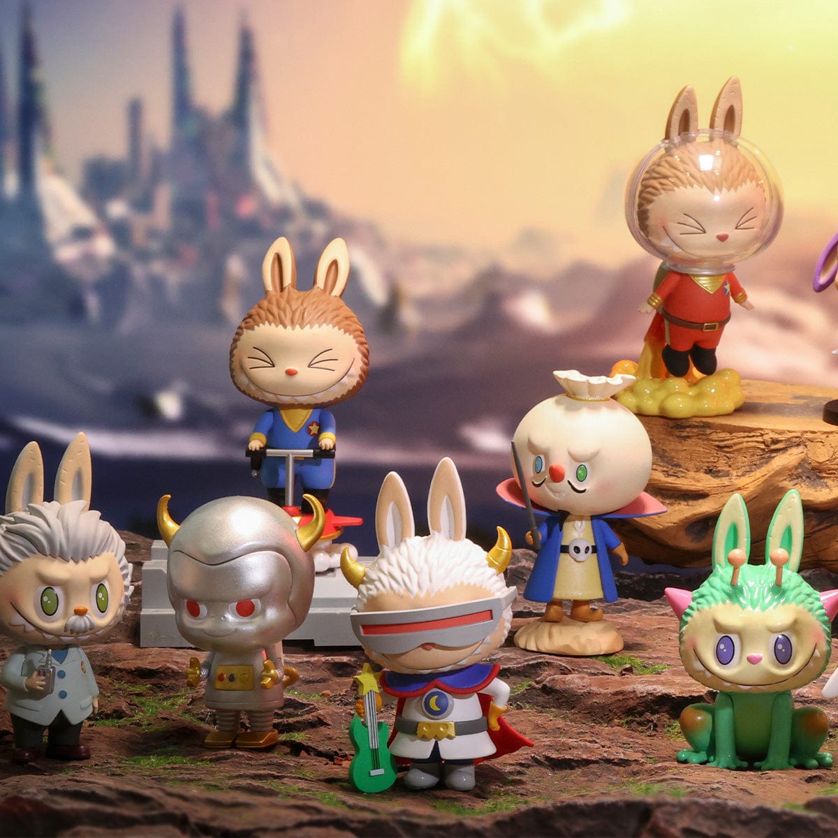 Labubu Figurine Box of 12 – Space Adventure Series