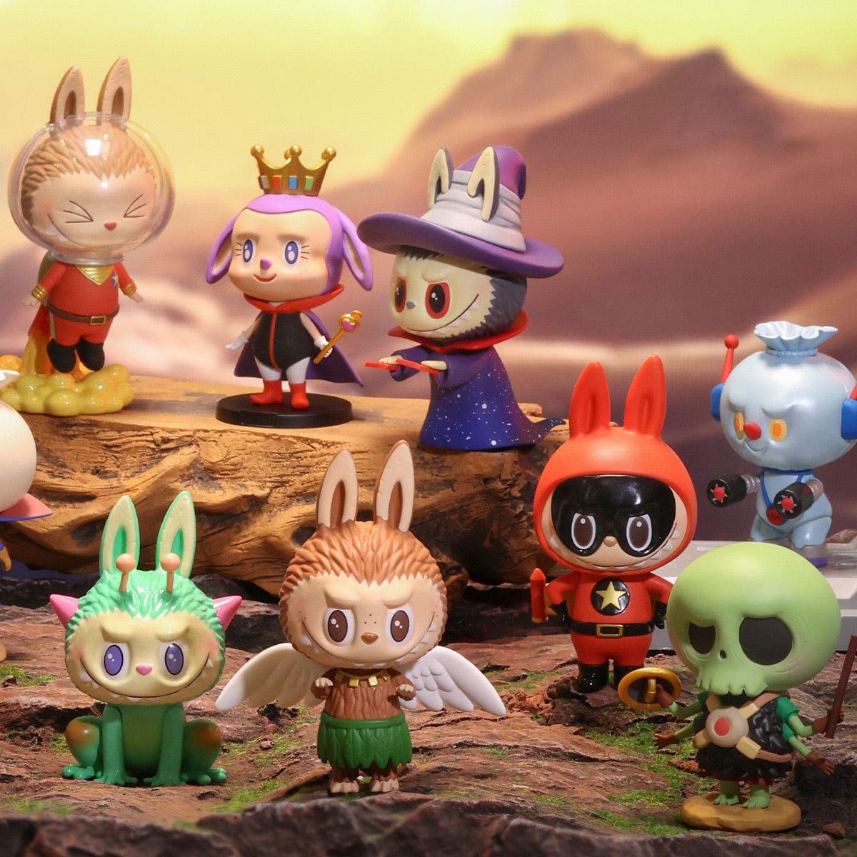 Labubu Figurine Box of 12 – Space Adventure Series