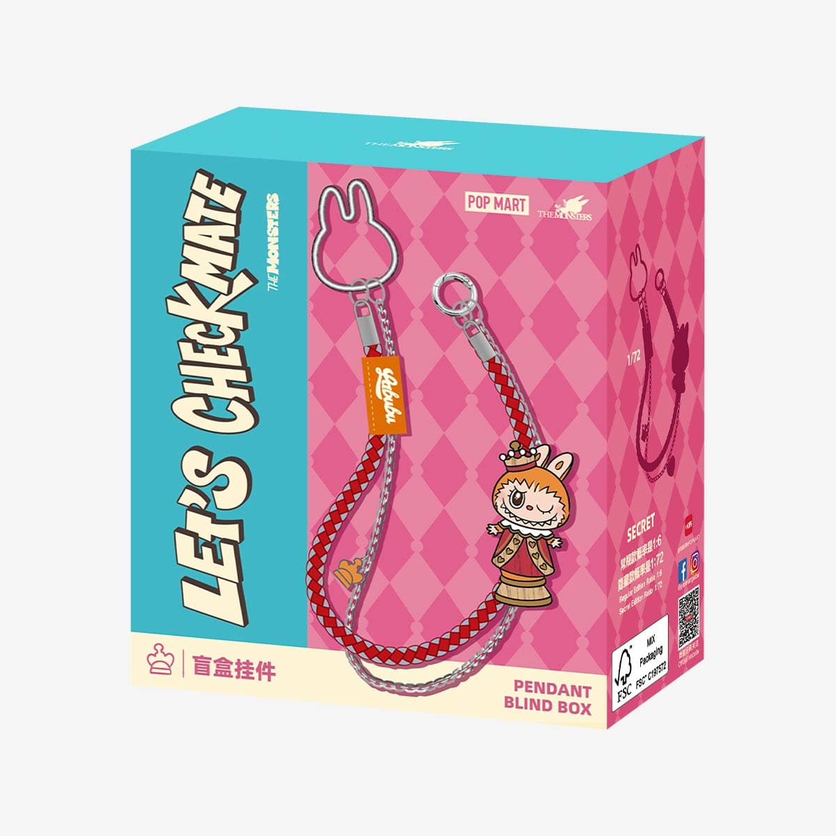 Labubu King Pendant – Let’s Checkmate Series