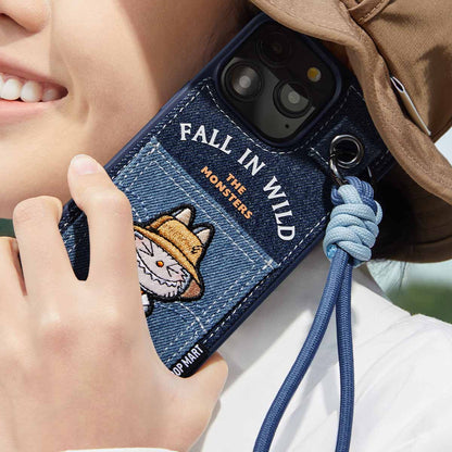 Labubu Lanyard iPhone Case – Fall In Wild Series
