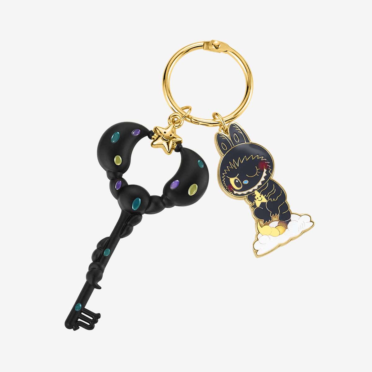 Labubu Series Constellation Pendant Keyring – Blind Boxes
