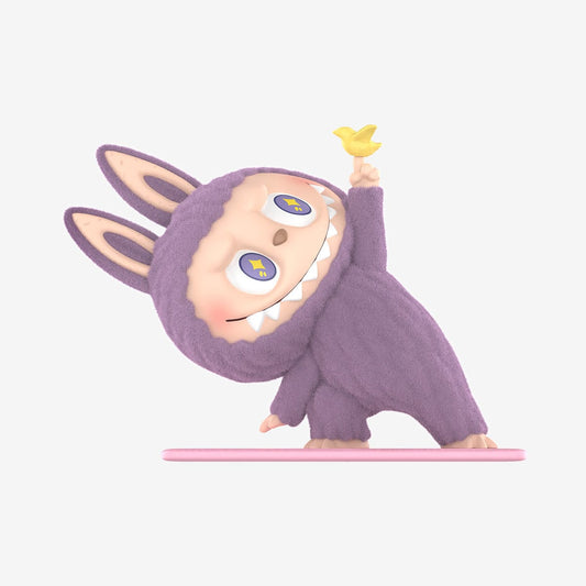Labubu Small Bird Figurine – Lazy Yoga Series