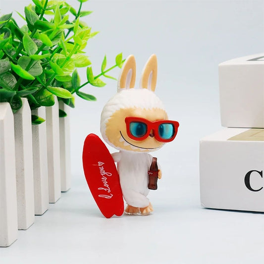 Labubu Surf with Me Figurine – Coca-Cola Series
