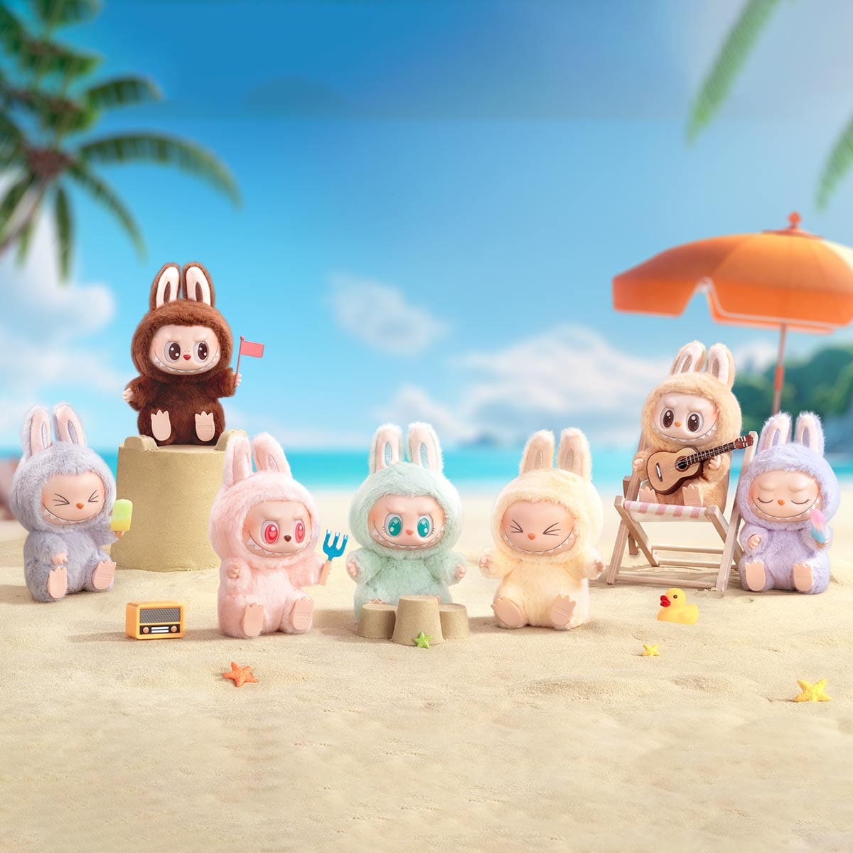 Labubu Vinyl Plush Toy Hehe – Have a Seat Series