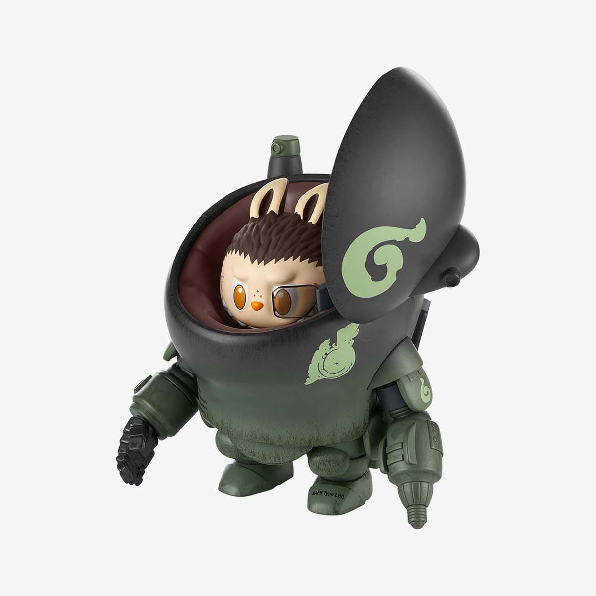 Labubu × Kow Yokoyama S.AF.S Darksteel Figure – Exclusive Collaboration