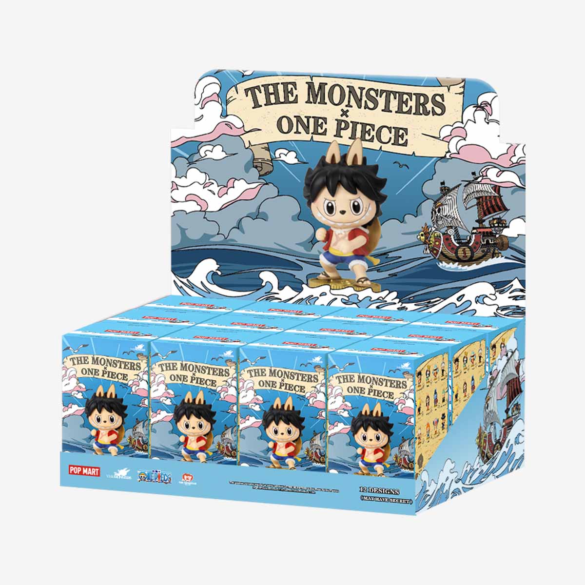 Labubu x One Piece Blind Box Complete Figure Set, 12 pieces – Secret Edition