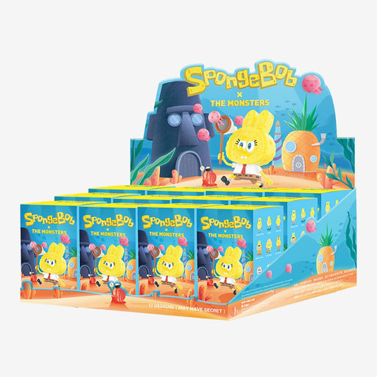 Labubu × SpongeBob Blind Box 12-piece figurine set – Complete box set