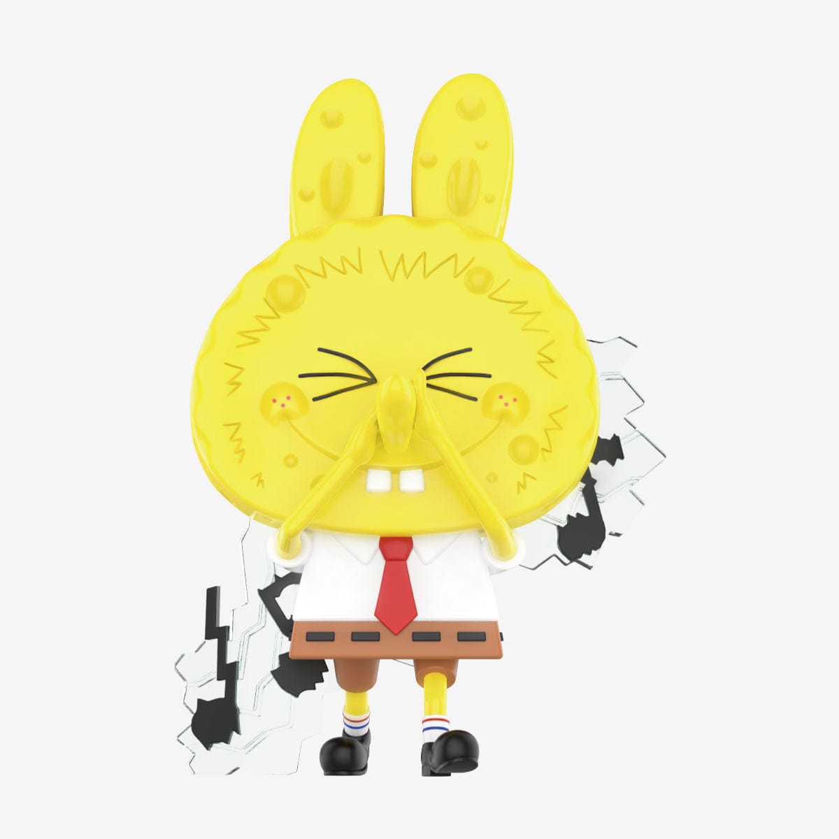 Labubu × SpongeBob figurine – Nose Flute