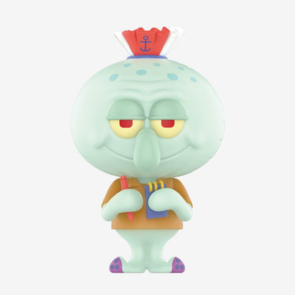 Labubu × SpongeBob figurine – Squidward x Spooky
