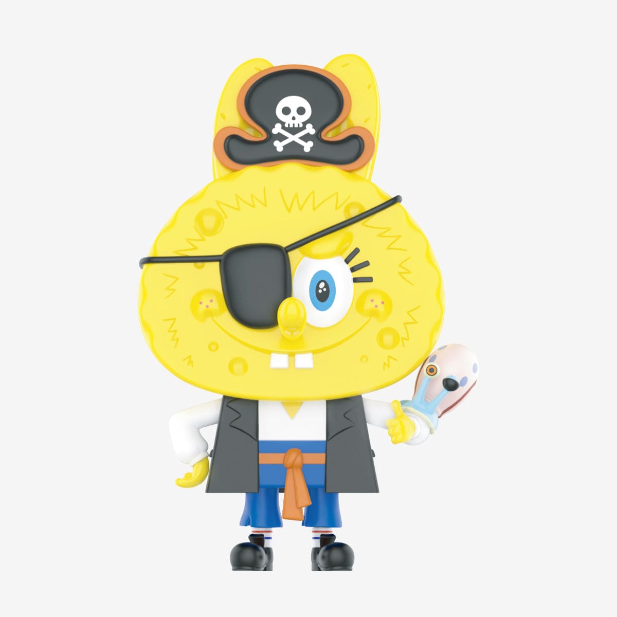 Labubu × SpongeBob figurine – The Pirate (Secret Edition)