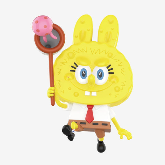 Labubu × SpongeBob “Jellyfish Catcher” figurine